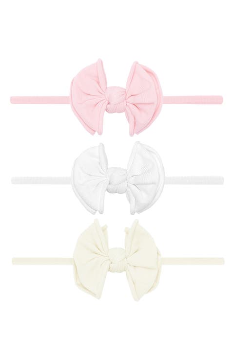 3-Pack Baby Fab Skinny Bow Headbands (Baby)