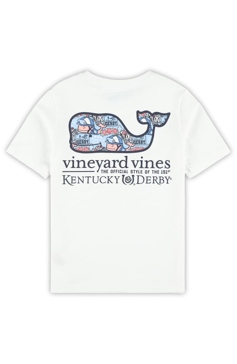 vineyard vines Toddler Vineyard Vines  White 151st Kentucky Derby Whale Sticker T-Shirt, Alternate, color, 