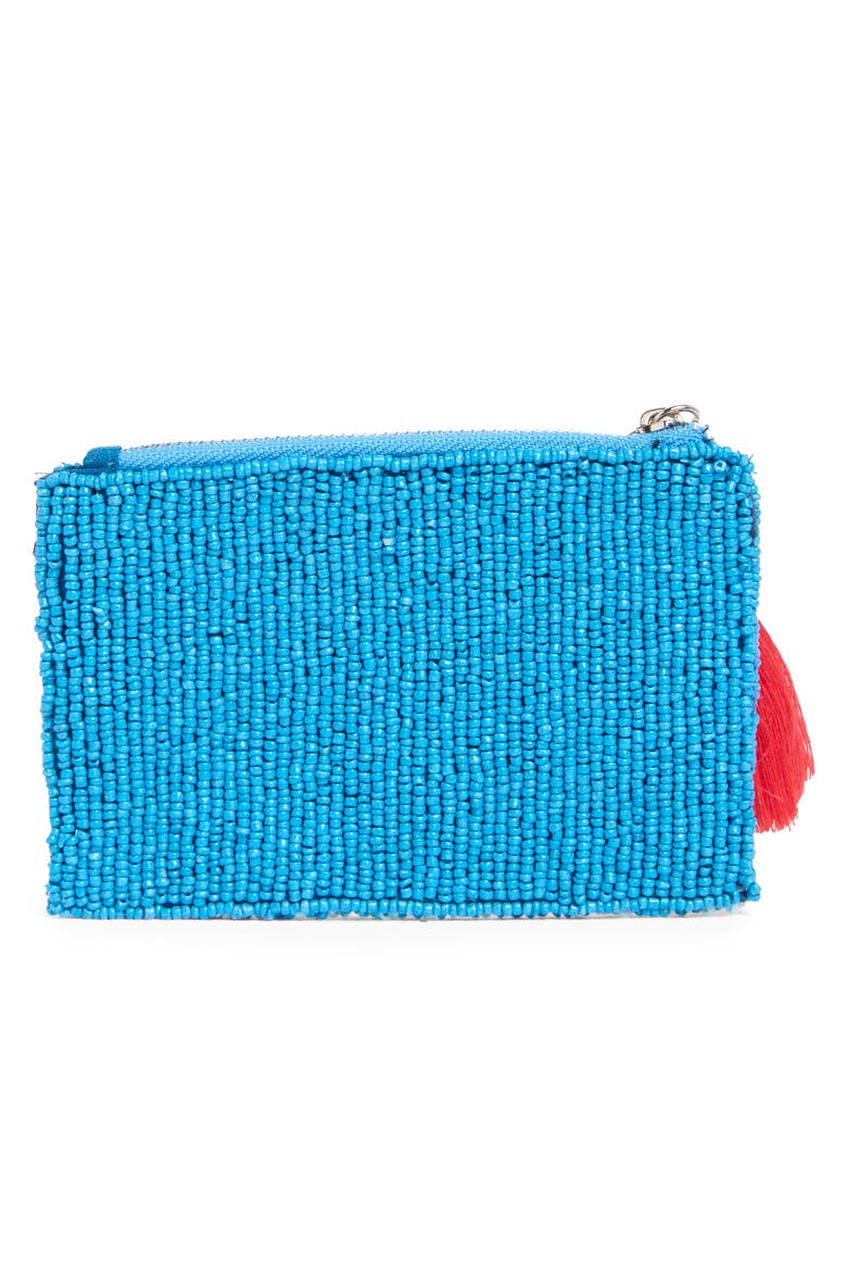 Under the Sea Beaded Coin Pouch, Alternate, color, BLUE MULTI