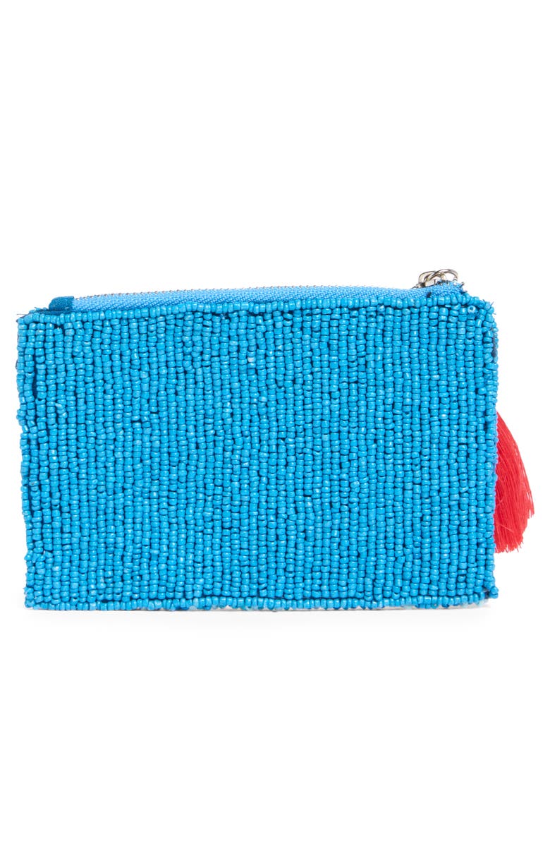 Collection XIIX Under the Sea Beaded Coin Pouch, Alternate, color, Blue Multi