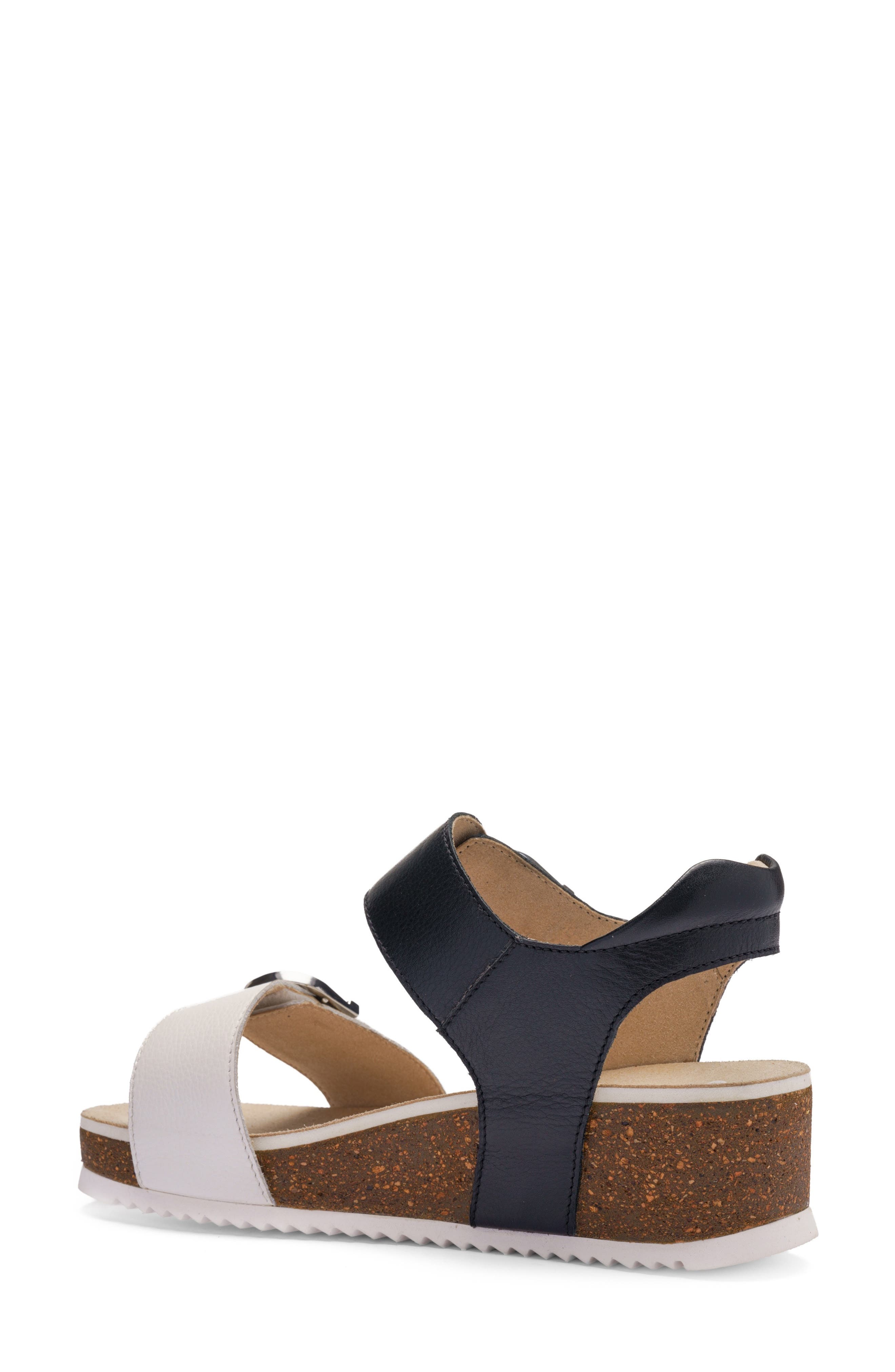 ara Nova Platform Wedge Sandal, Alternate, color, White