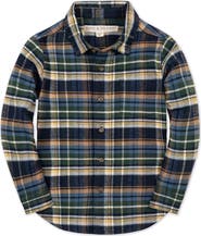 Hope & Henry Kids' Organic Long Sleeve Flannel Shirt