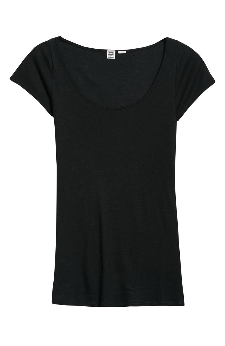 TOTEME Women's Cap Sleeve T-Shirt, Alternate, color, 