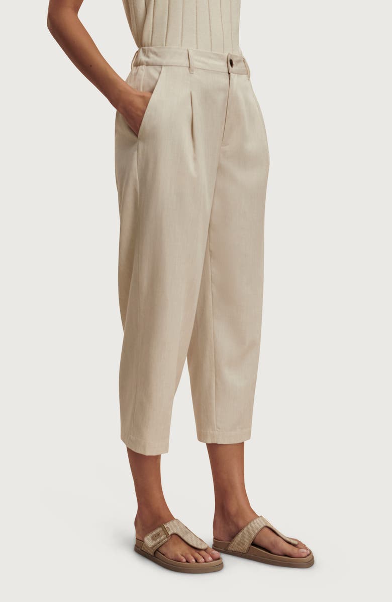 Varley Ellison Crop Wide Leg Pants, Alternate, color, Birch Marl