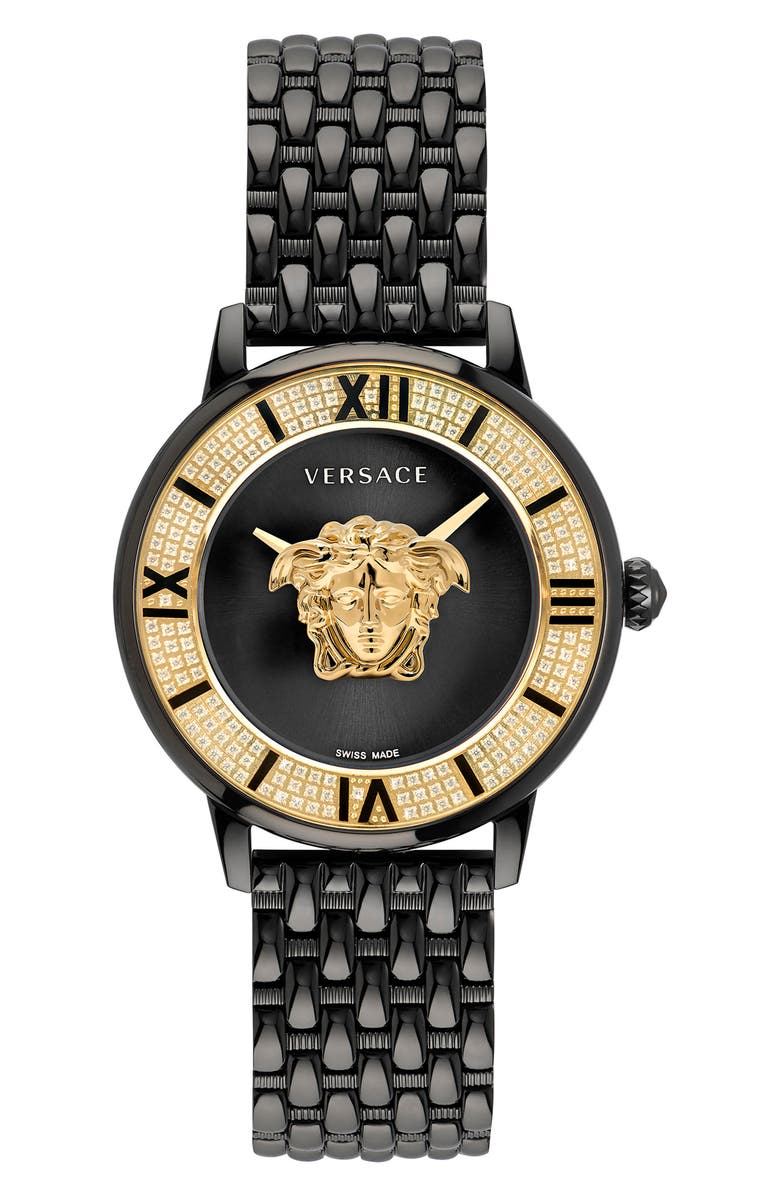 Versace La Medusa Bracelet Watch, 38mm, Main, color, 