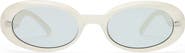 Le Specs Work It 53mm Oval Sunglasses