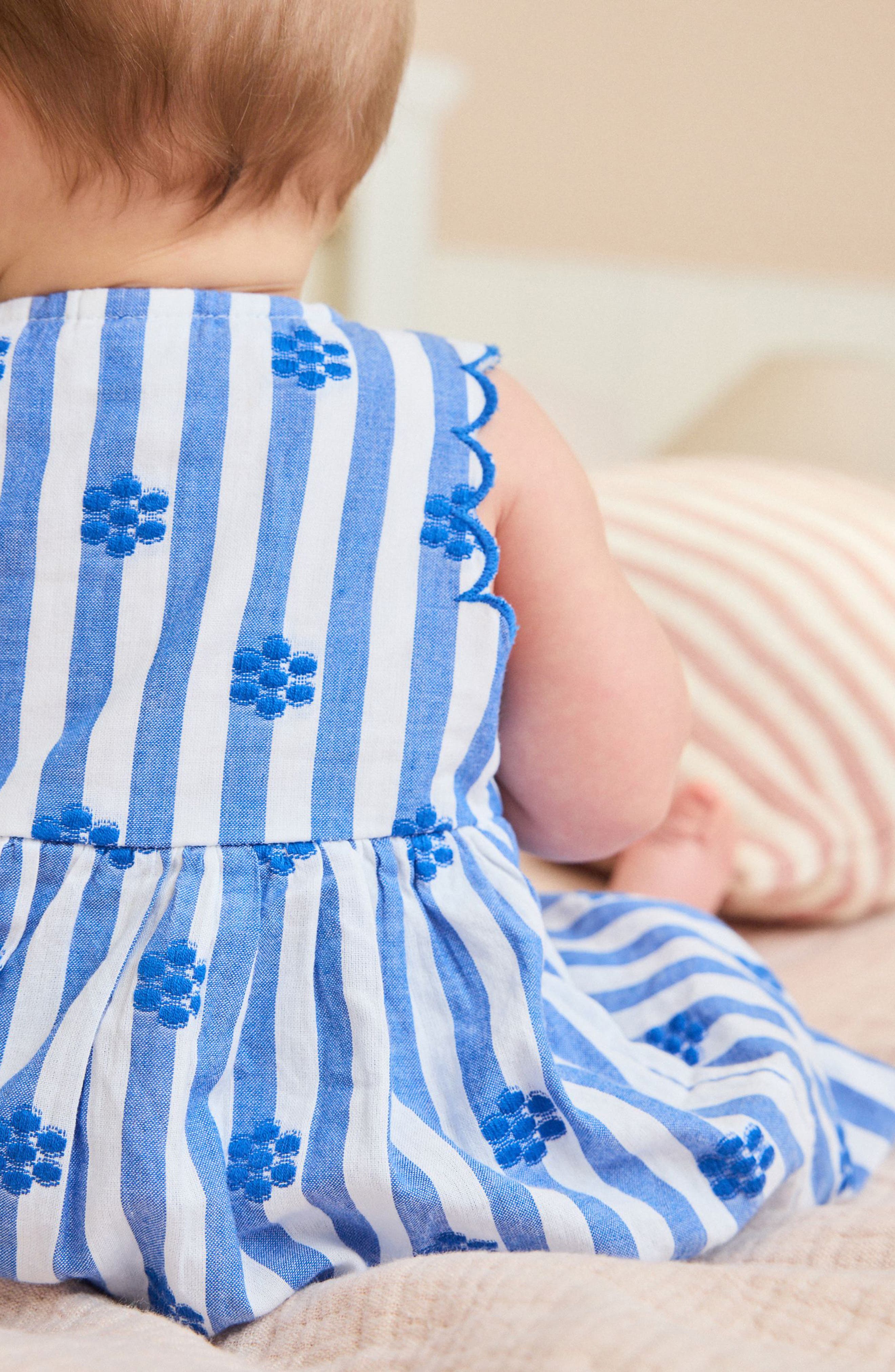 NEXT Kids' Stripe Frill Sundress — фото 7