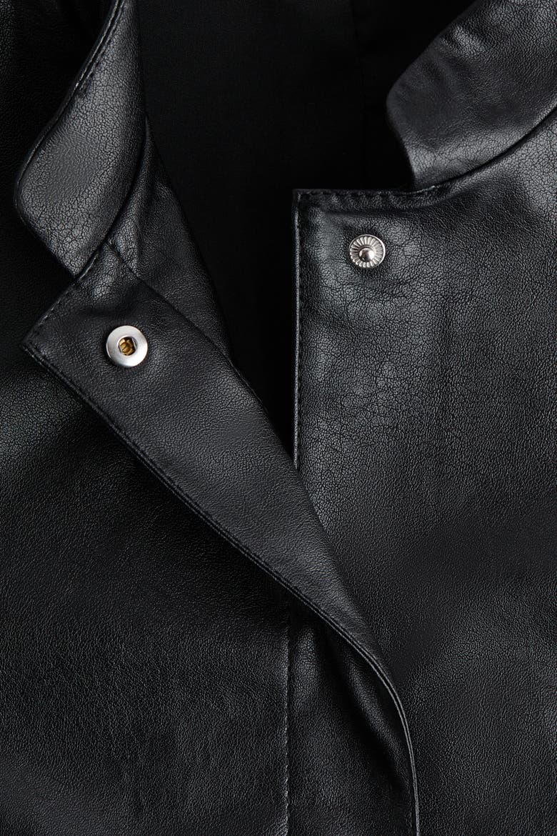 Coated Jacket, Alternate, color, Black