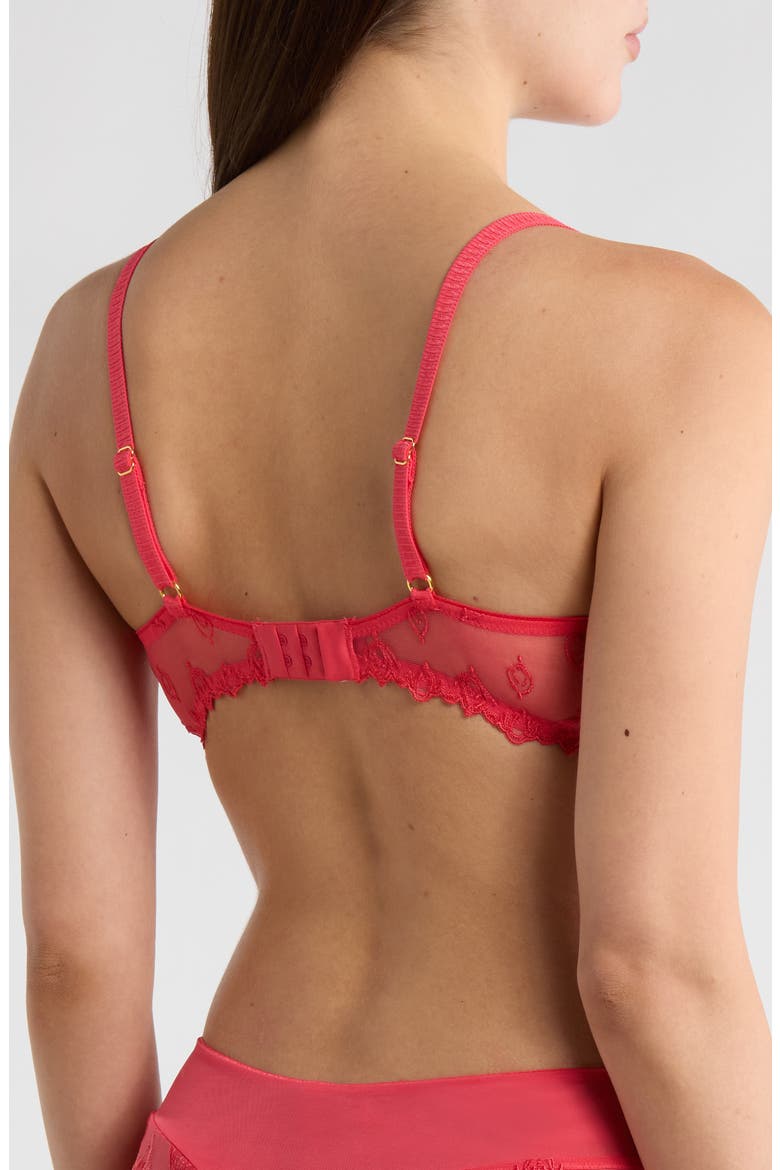Champs-Élysées Underwire Demi Bra, Alternate, color, SWEET VELVET