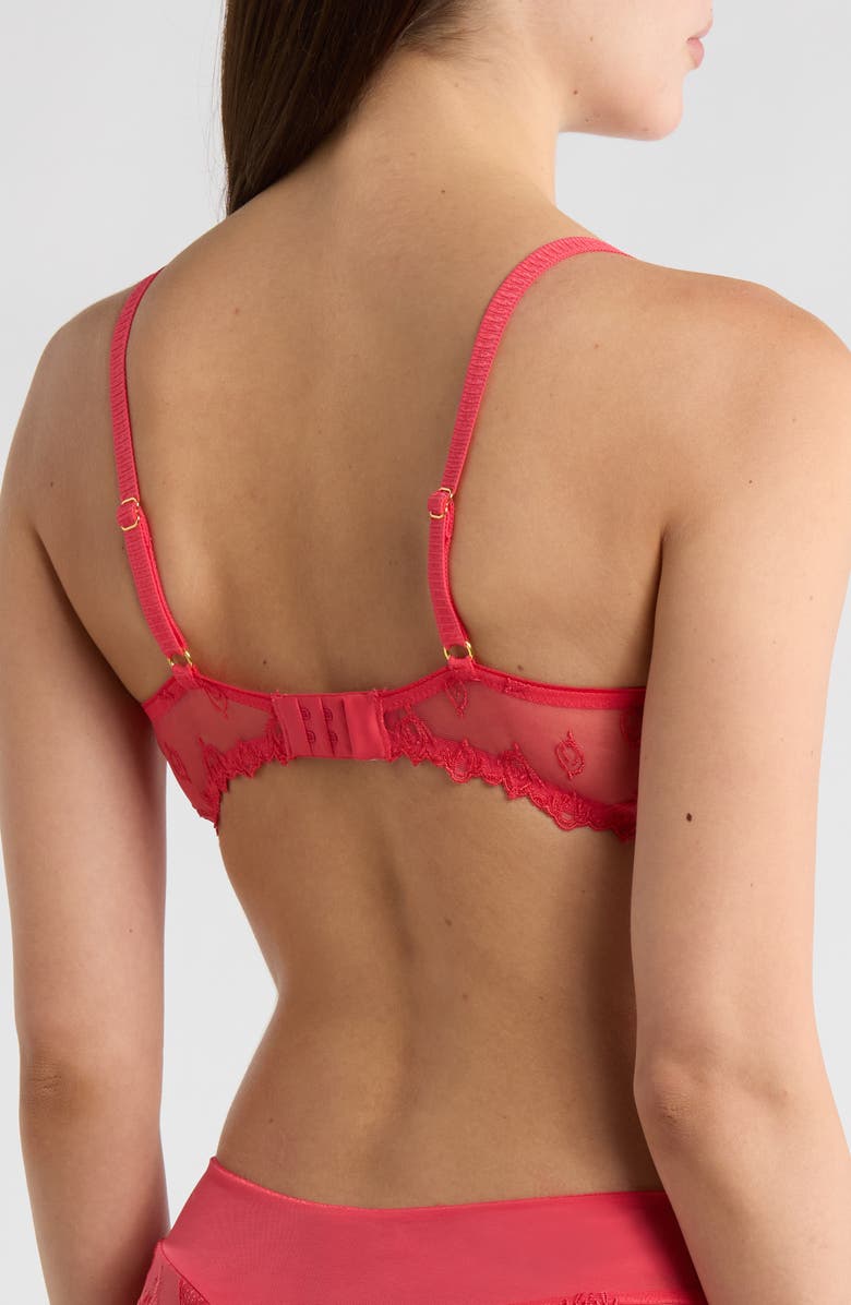 Chantelle Lingerie Champs-Élysées Underwire Demi Bra, Alternate, color, Sweet Velvet