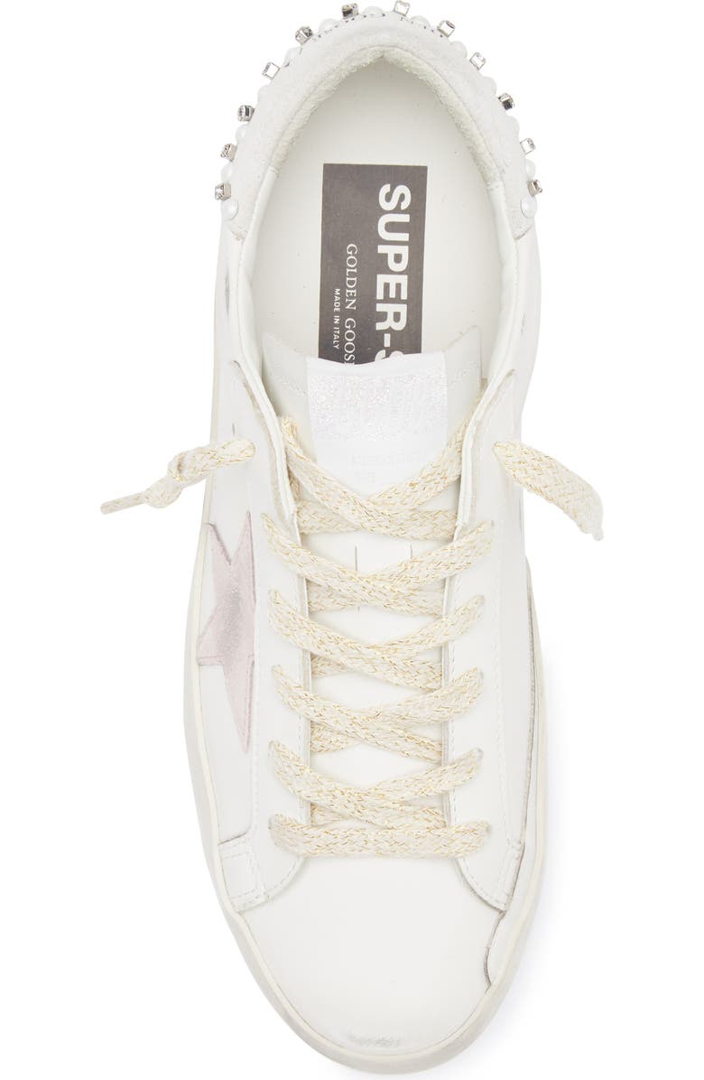 Golden Goose Super-Star Low Top Sneaker, Alternate, color, White/ Pink