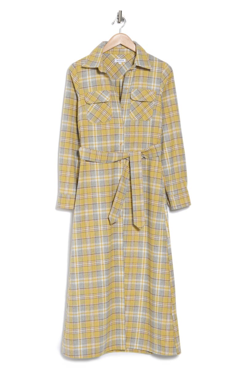 AREA STARS Regine Plaid Long Sleeve Shirtdress, Alternate, color, 
