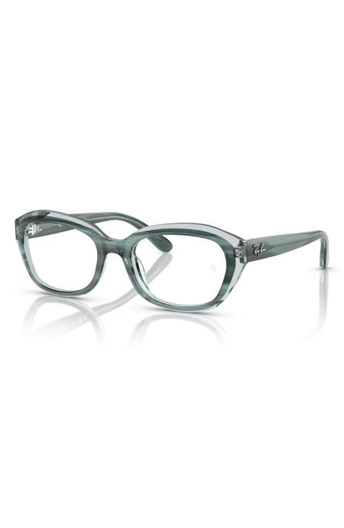 RAY BAN RAY-BAN KIDS' 48MM SMALL IRREGULAR OPTICAL GLASSES