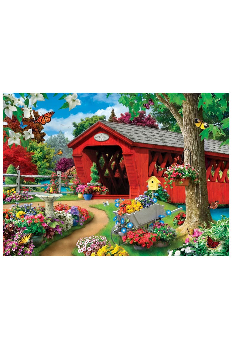 Butterfly Bridge 1000 Piece Puzzle, Alternate, color, Multicolor