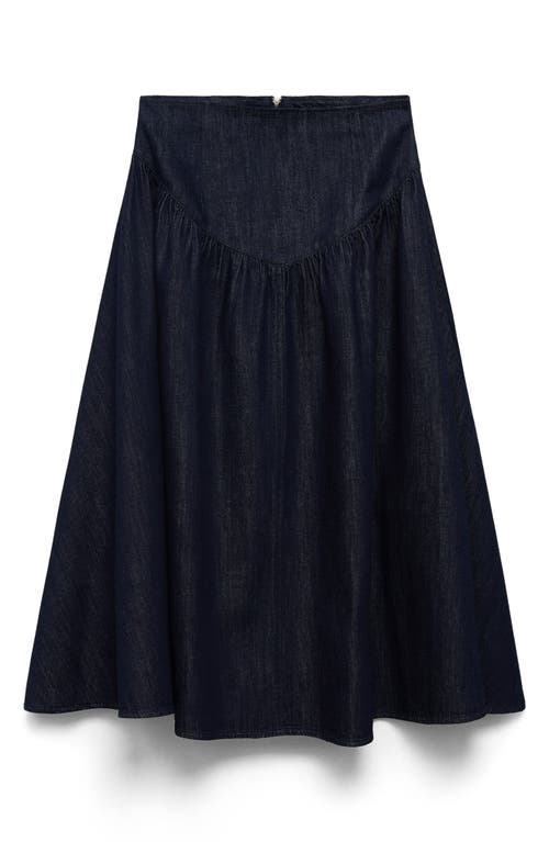 Mango Flared Denim Skirt