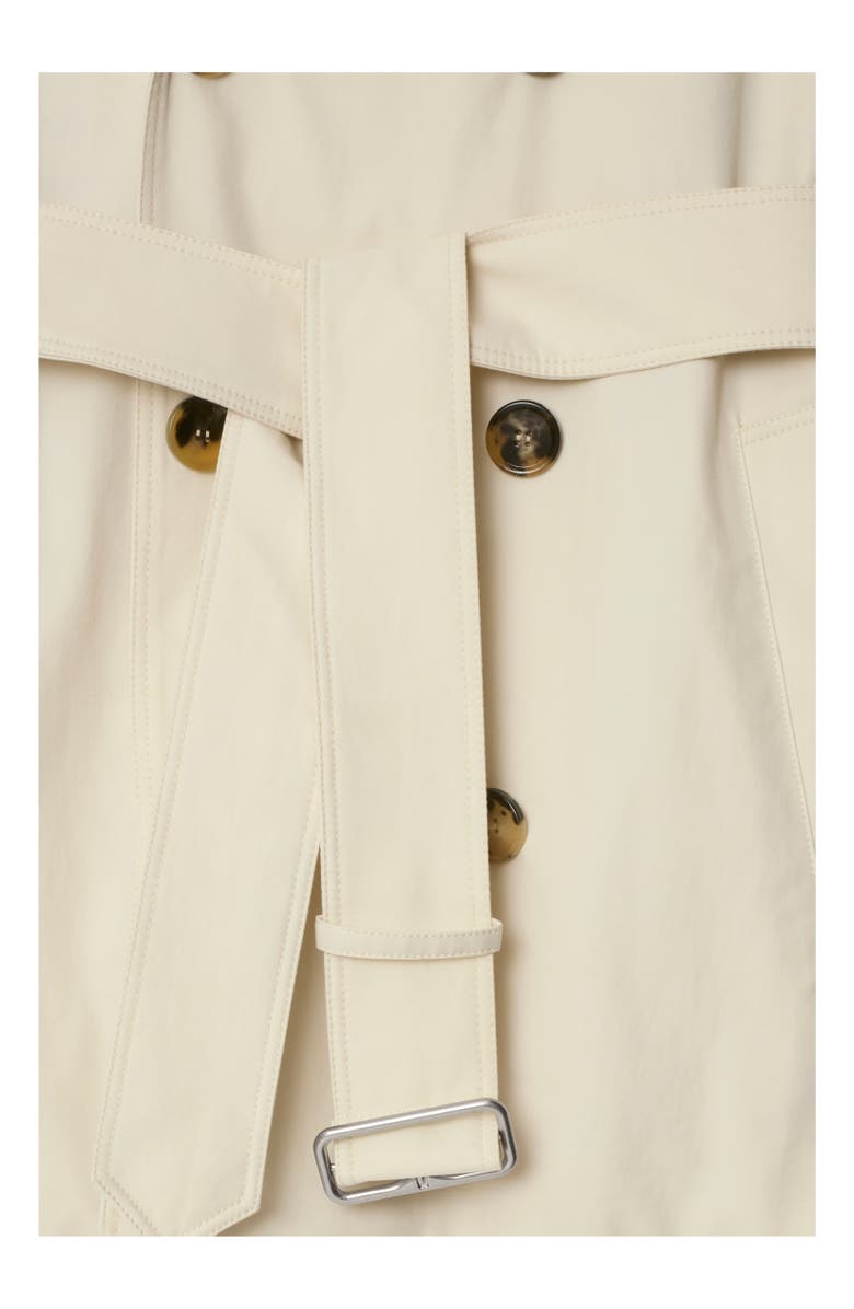 Burberry Short Gabardine Trench Coat, Alternate, color,