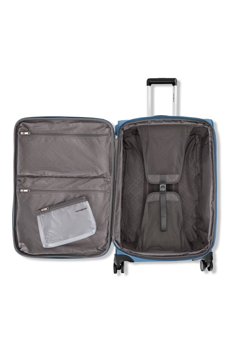 Element Softside Expandable 29" Large Checked Spinner Luggage, Alternate, color, Captains Blue