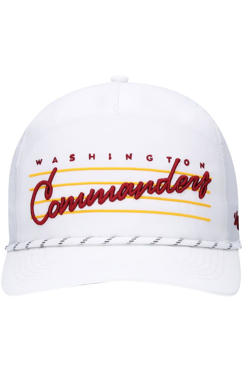 '47 Men's '47  White Washington Commanders Downburst Hitch Adjustable Hat, Alternate, color, 