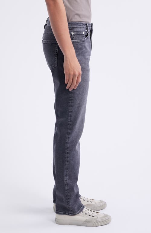 Frame The Straight Faded Denim Jeans In Green