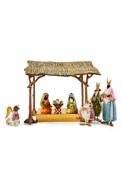 Patience Brewster World Nativity 8-Piece Set