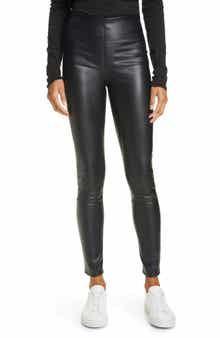 rag & bone Nina High Waist Pull On Faux Leather Skinny Pants