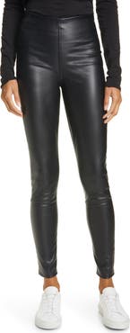 rag & bone Nina High Waist Pull On Faux Leather Skinny Pants