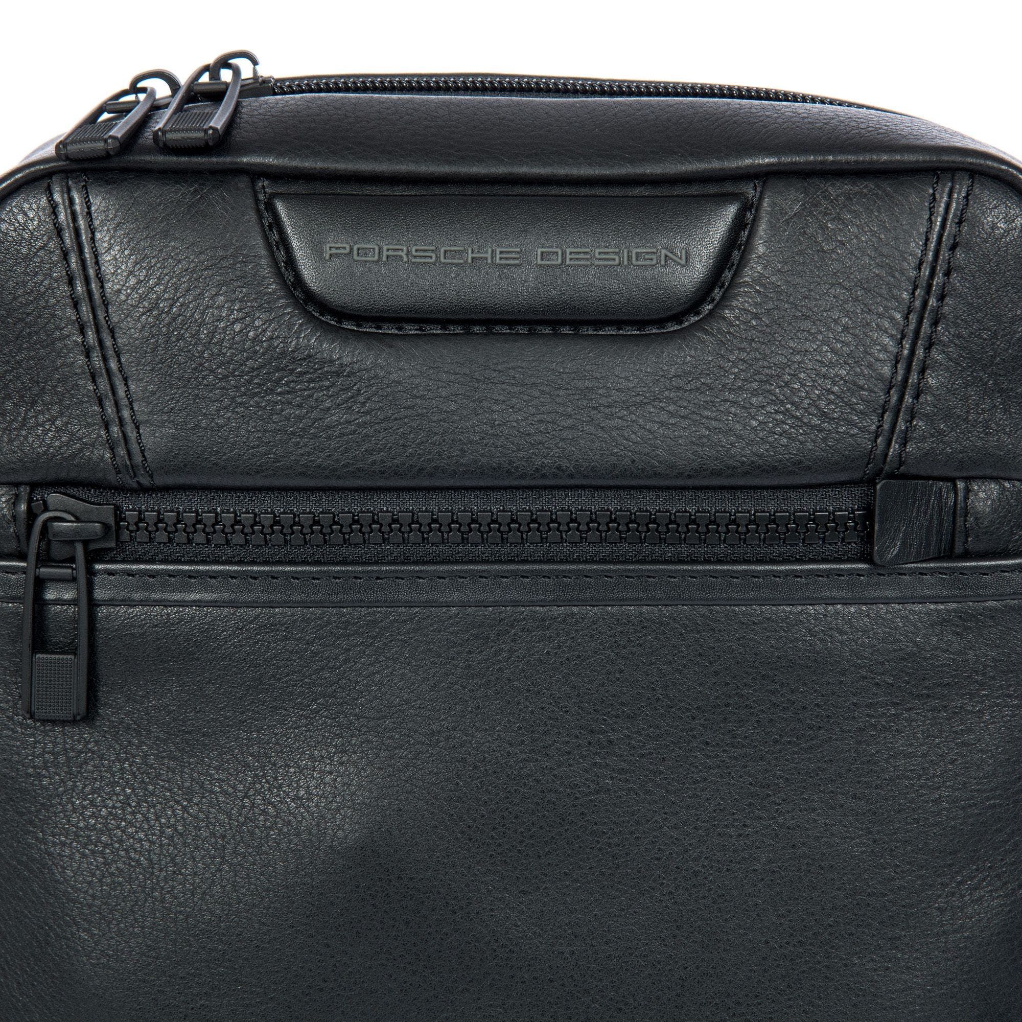 Roadster Leather EVO XS Shoulder Bag, Alternate, color, Black