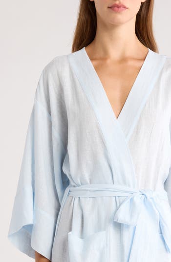 Vacation Linen Blend Robe