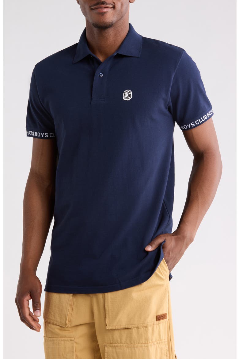 Cockpit Knit Polo, Main, color, NAVY BLAZER