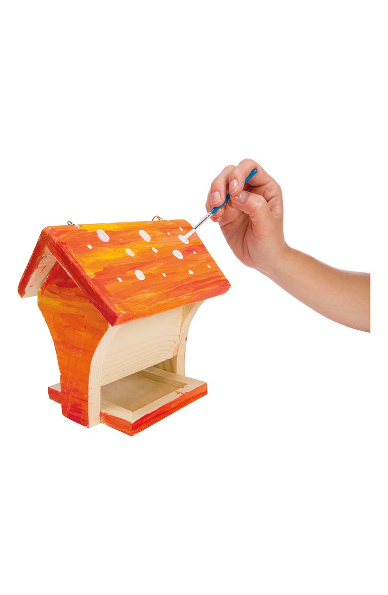 Toysmith Paint a Bird Bistro Birdhouse Playset, Alternate, color, 