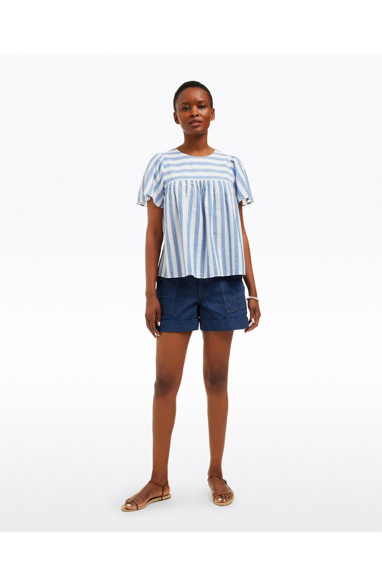 Draper James Flutter Sleeve Top, Alternate, color, 