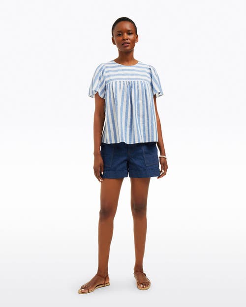 DRAPER JAMES DRAPER JAMES FLUTTER SLEEVE TOP
