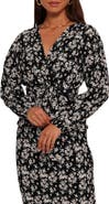 Petal & Pup Minelli Floral Print Faux Wrap Top