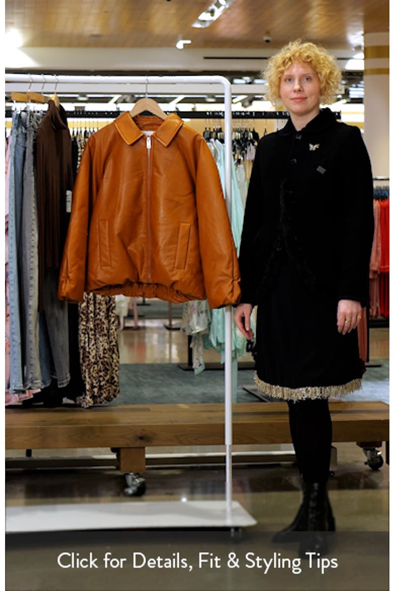 Oversize Faux Leather Jacket video