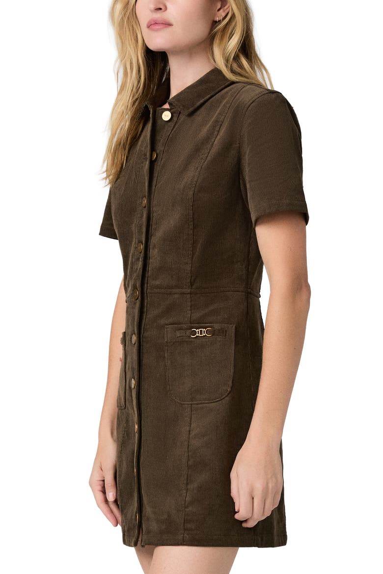 Clementine Corduroy Minidress, Alternate, color, FERN