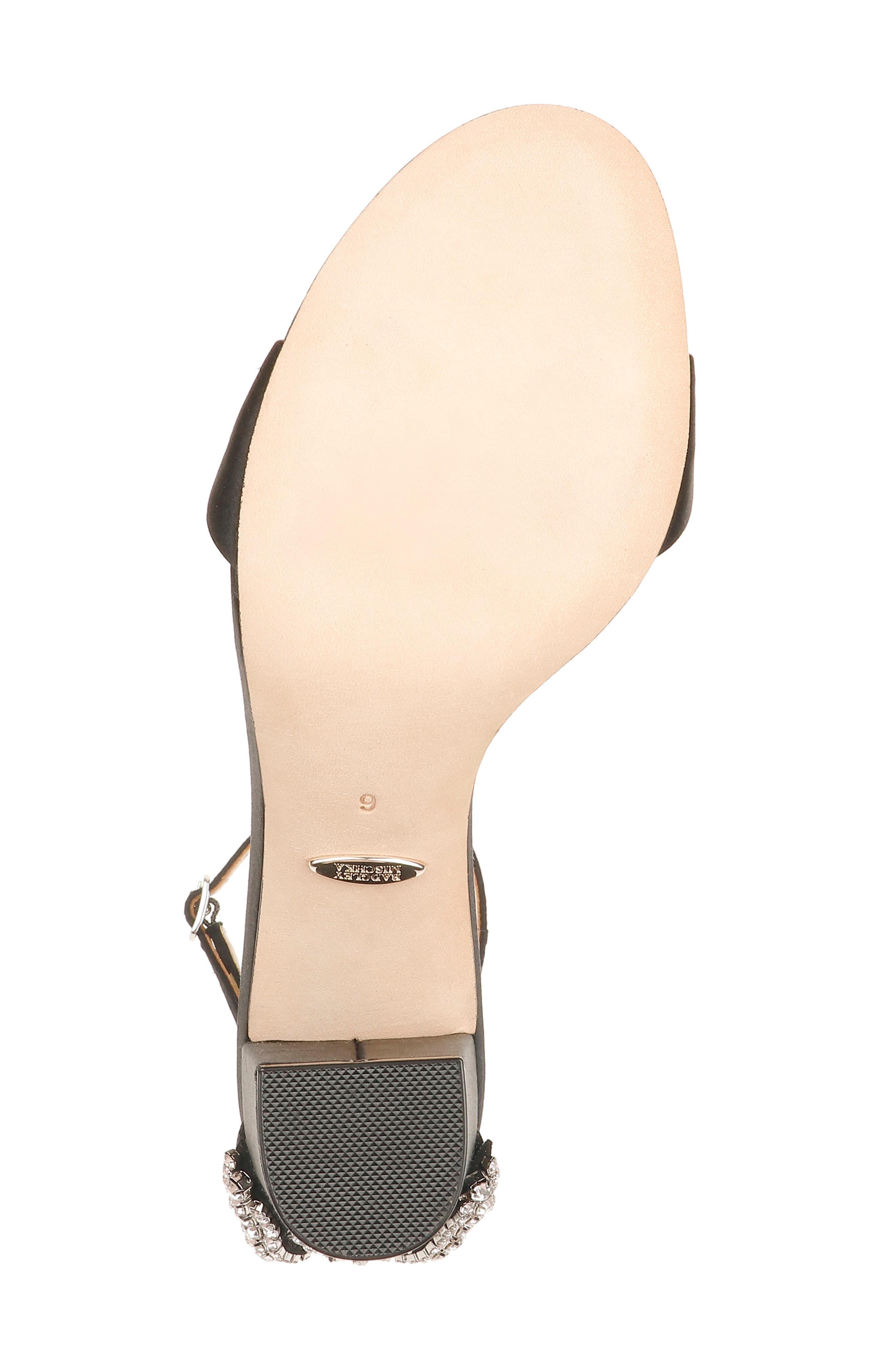 Badgley Mischka Collection Badgley Mischka Zabella Embellished Ankle Strap Sandal, Alternate, color, 