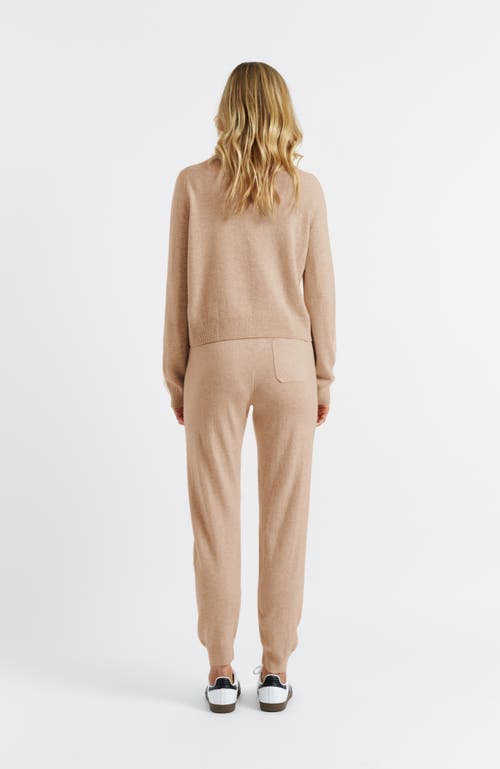 Chinti & Parker Wool Cashmere Cuffed Joggers In Neutral