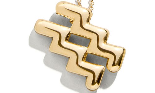 Baublebar Zodiac Pendant Necklace In Aquarius