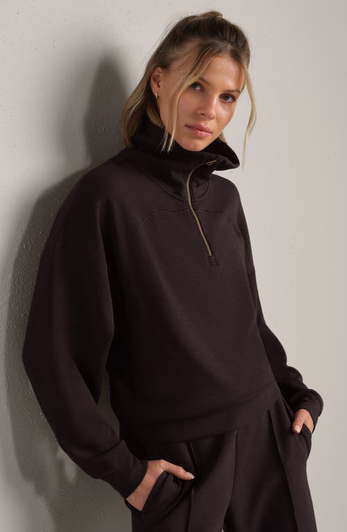 Rhone Dreamglow Half Zip In Brown