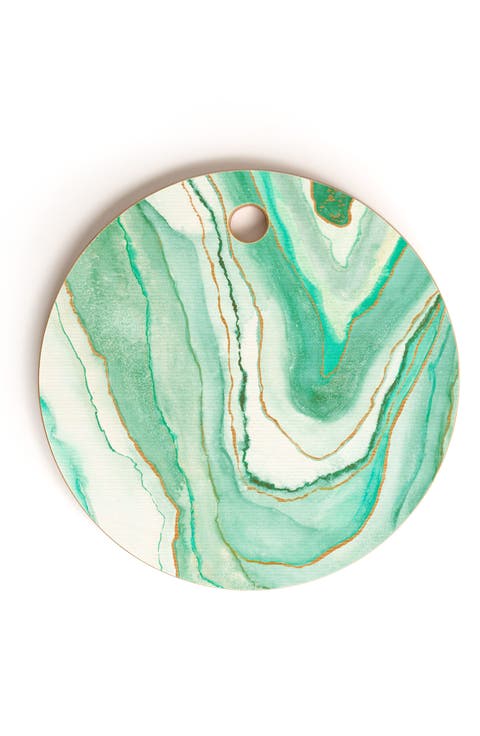 Watercolor Round Cutting Board