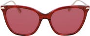 Longchamp Roseau 55mm Rectangular Sunglasses
