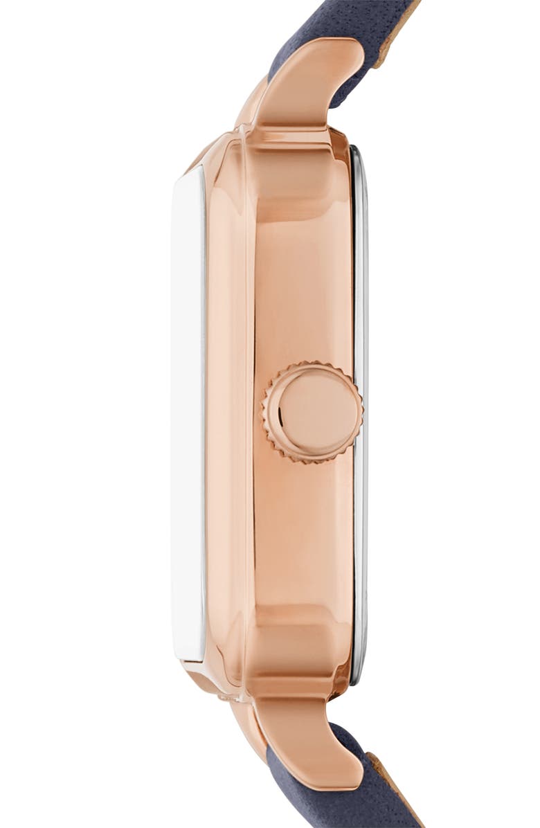 Fossil Colleen Leather Strap Watch, 28mm, Alternate, color, 