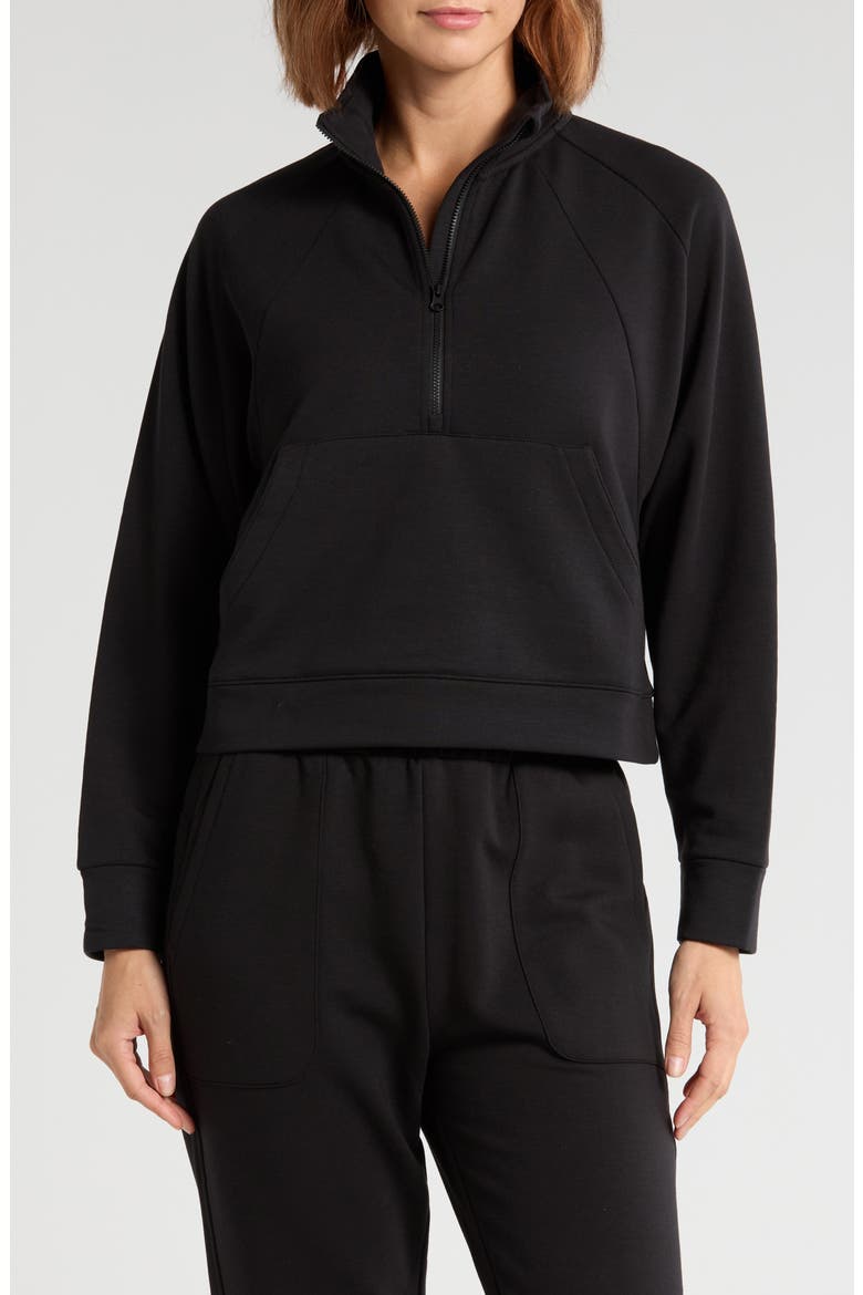Z by Zella Cozy Knit Half-Zip Sweatshirt (Women) | Nordstromrack