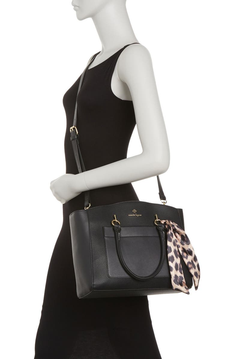 Nanette Lepore Darryl Scarf Satchel, Alternate, color,