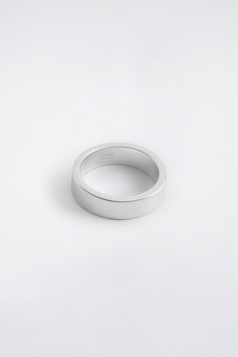 Classic Brushed Ring, Main, color, SILVER
