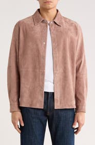 FRAME Suede Shirt Jacket