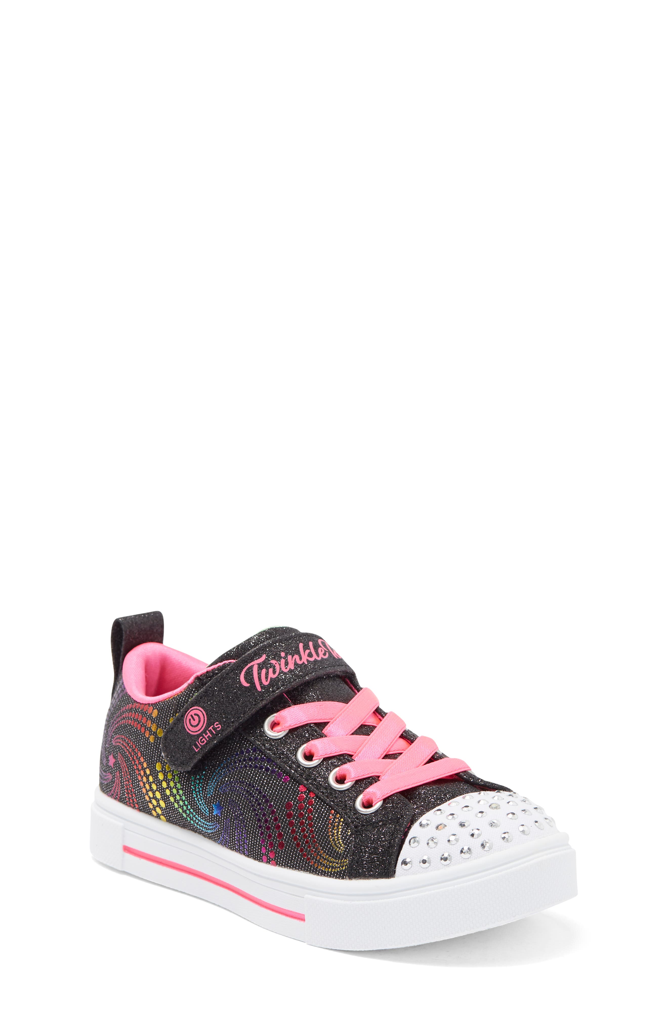 SKECHERS Twinkle Toes Twinkle Sparks Glitter Sneaker, Main, color, 