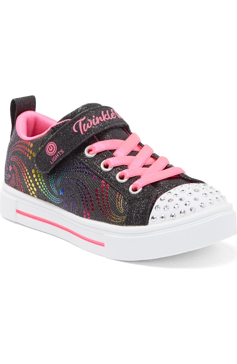 SKECHERS Twinkle Toes Twinkle Sparks Glitter Sneaker, Main, color,