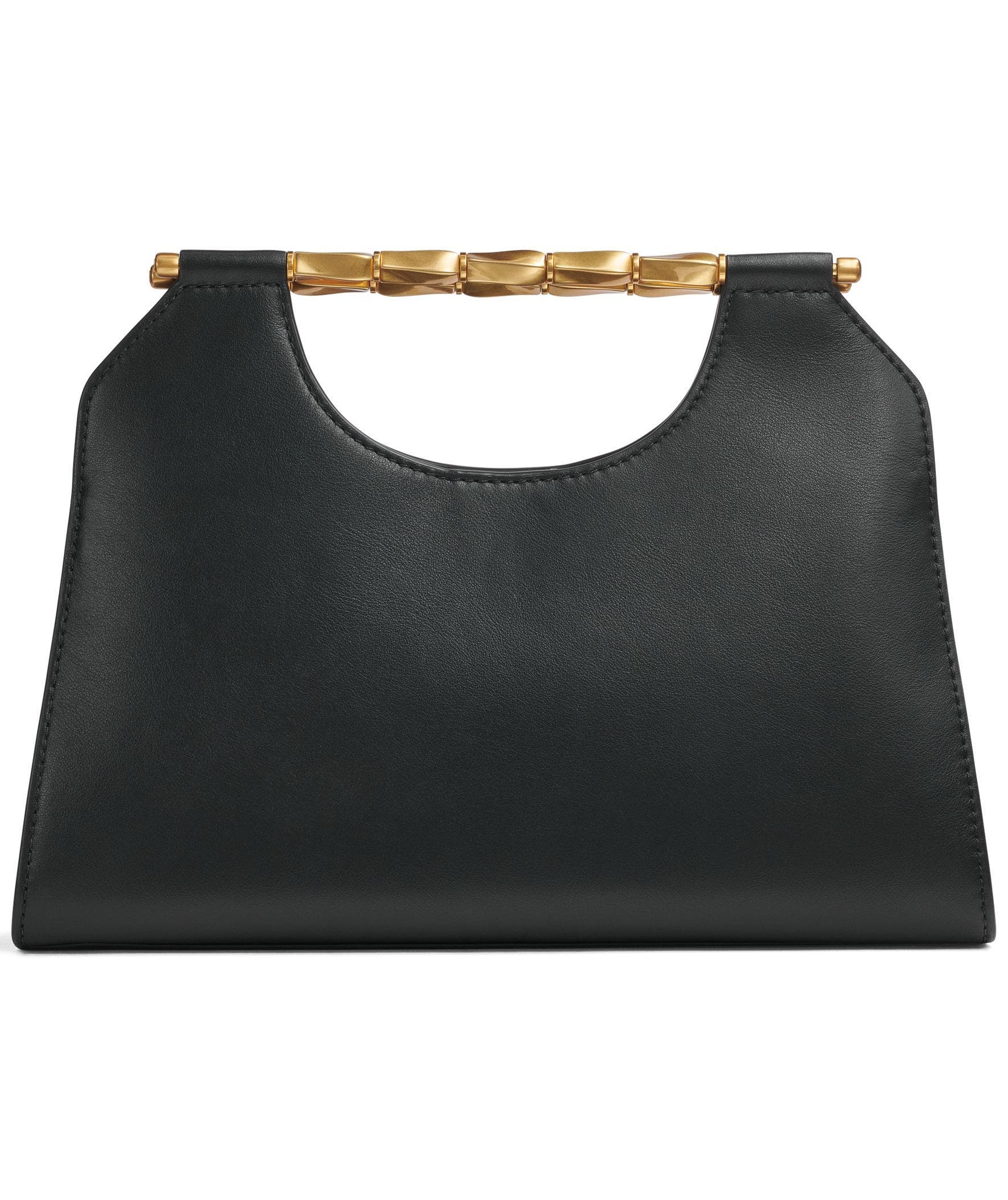 Donna Karan New York Commack Clutch, Alternate, color, Black/Gold