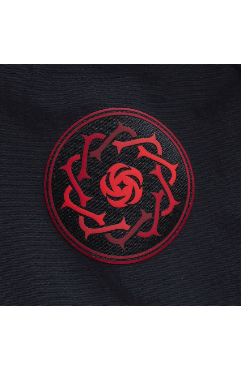 Nike Women's Nike Black Portland Thorns FC All-Weather Raglan Performance Full-Zip Hoodie, Alternate, color,